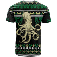 Octopus Cool Christmas Design T Shirt Xmas Holiday Patterns - Wonder Print Shop