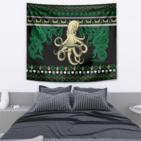 Octopus Cool Christmas Design Tapestry Xmas Holiday Patterns - Wonder Print Shop