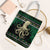 Octopus Cool Christmas Design Tote Bag Xmas Holiday Patterns - Wonder Print Shop