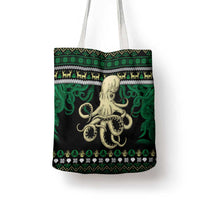 Octopus Cool Christmas Design Tote Bag Xmas Holiday Patterns - Wonder Print Shop