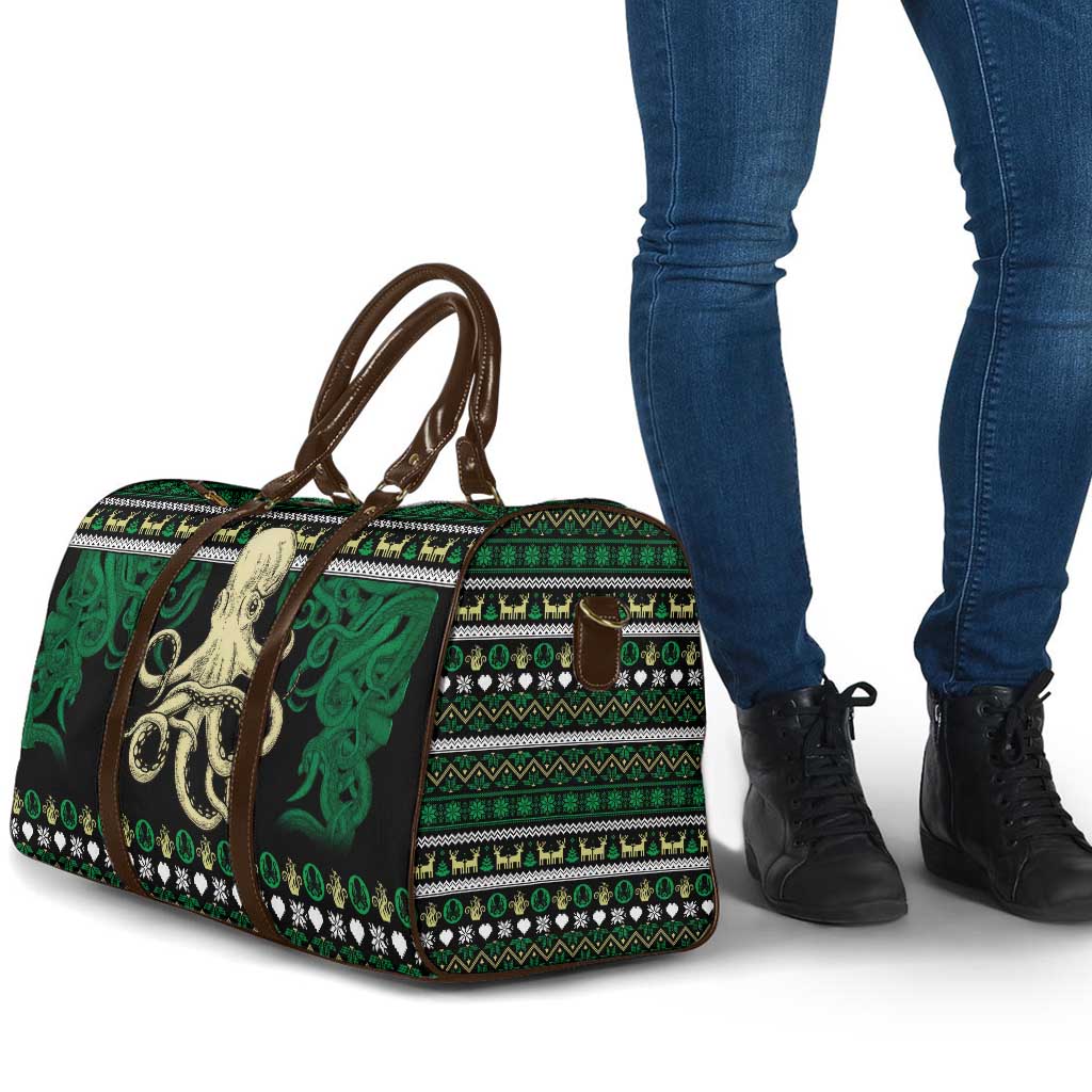 Octopus Cool Christmas Design Travel Bag Xmas Holiday Patterns - Wonder Print Shop