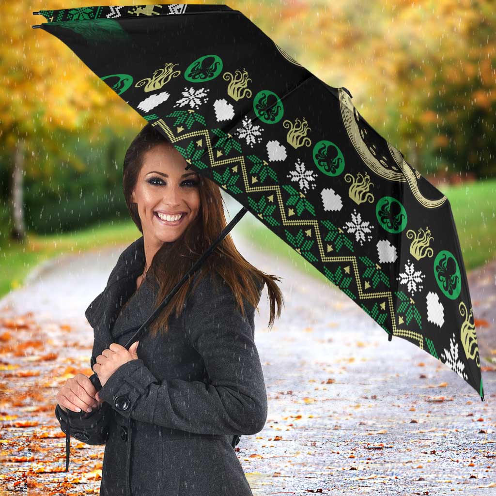 Octopus Cool Christmas Design Umbrella Xmas Holiday Patterns - Wonder Print Shop