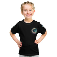 Hello Darkness My Old Friend Crescent Moon Skull Kid T Shirt - Wonder Print Shop