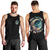 Hello Darkness My Old Friend Crescent Moon Skull Men Tank Top - Wonder Print Shop