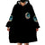 Hello Darkness My Old Friend Crescent Moon Skull Wearable Blanket Hoodie - Wonder Print Shop
