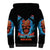 Your Demons Hide Under Your Bed Thunder Skull Sherpa Hoodie - Wonder Print Shop