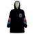 Your Demons Hide Under Your Bed Thunder Skull Wearable Blanket Hoodie - Wonder Print Shop