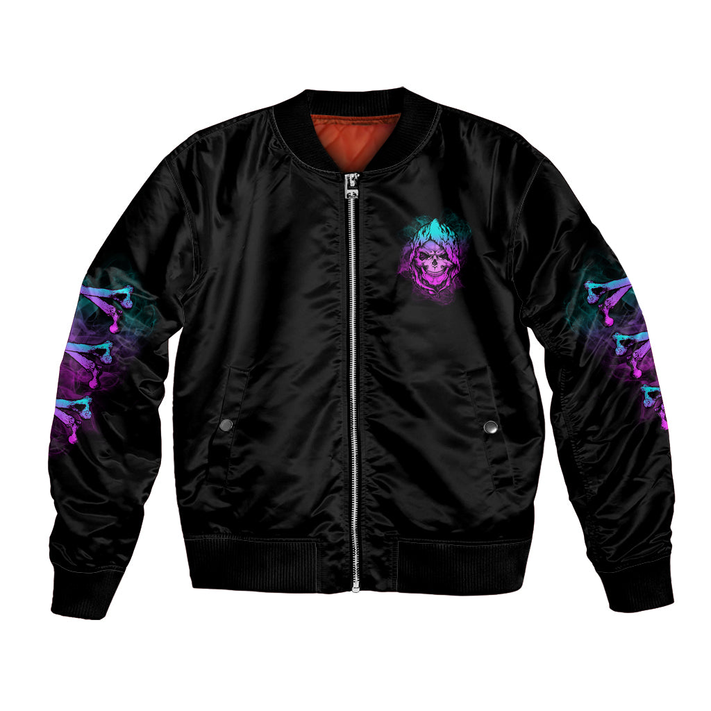 I'm A B Don't Try Me All Bomber Jacket - Wonder Print Shop