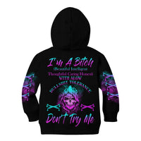 I'm A B Don't Try Me All Kid Hoodie - Wonder Print Shop