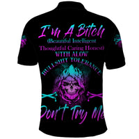 I'm A B Don't Try Me All Polo Shirt - Wonder Print Shop