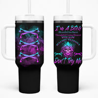 I'm A B Don't Try Me All Tumbler With Handle - Wonder Print Shop