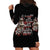 The Good Girl In Me Got Tired Skull Rose Hoodie Dress - Wonder Print Shop