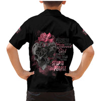 Warning This Tattooed Girl Family Matching Mermaid Dress and Hawaiian Shirt - Wonder Print Shop