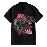 Warning This Tattooed Girl Hawaiian Shirt - Wonder Print Shop