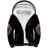 Warning This Tattooed Girl Sherpa Hoodie - Wonder Print Shop