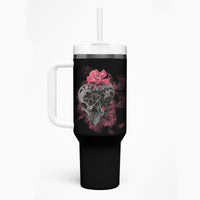 Warning This Tattooed Girl Tumbler With Handle - Wonder Print Shop