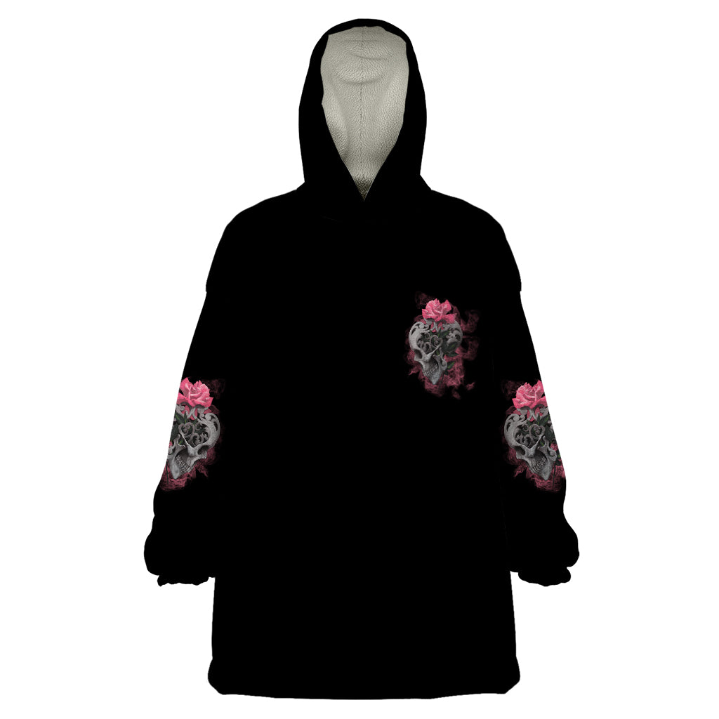 Warning This Tattooed Girl Wearable Blanket Hoodie - Wonder Print Shop