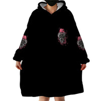 Warning This Tattooed Girl Wearable Blanket Hoodie - Wonder Print Shop