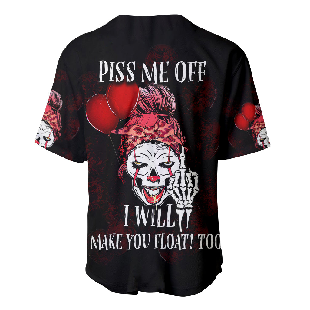 Piss Me Off I Will Baseball Jersey - Wonder Print Shop