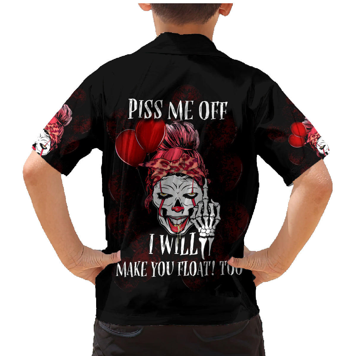 Piss Me Off I Will Family Matching Mermaid Dress and Hawaiian Shirt - Wonder Print Shop