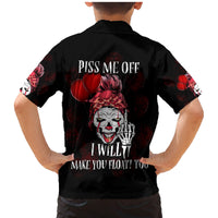 Piss Me Off I Will Family Matching Mermaid Dress and Hawaiian Shirt - Wonder Print Shop