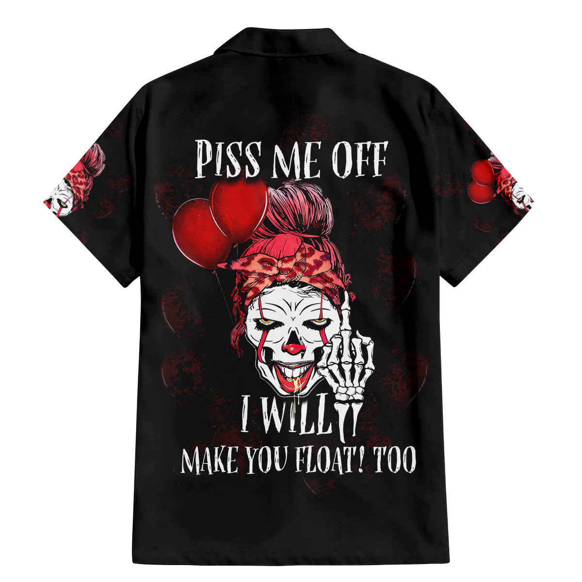 Piss Me Off I Will Family Matching Mermaid Dress and Hawaiian Shirt - Wonder Print Shop