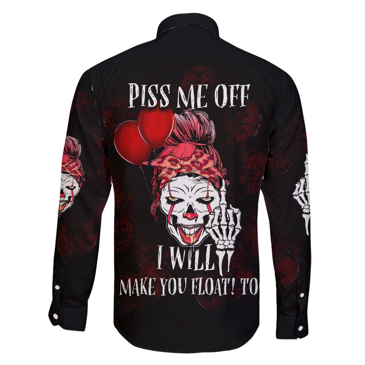 Piss Me Off I Will Family Matching Mermaid Dress and Hawaiian Shirt - Wonder Print Shop