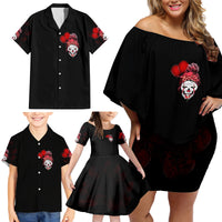Piss Me Off I Will Family Matching Off Shoulder Short Dress and Hawaiian Shirt - Wonder Print Shop