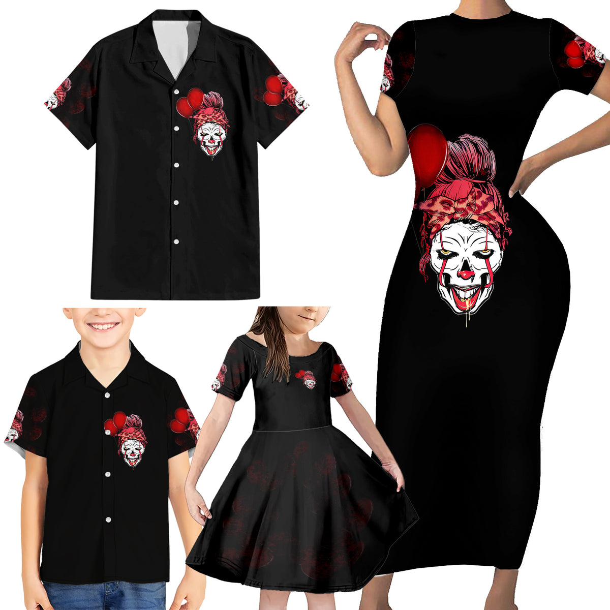 Piss Me Off I Will Family Matching Short Sleeve Bodycon Dress and Hawaiian Shirt - Wonder Print Shop