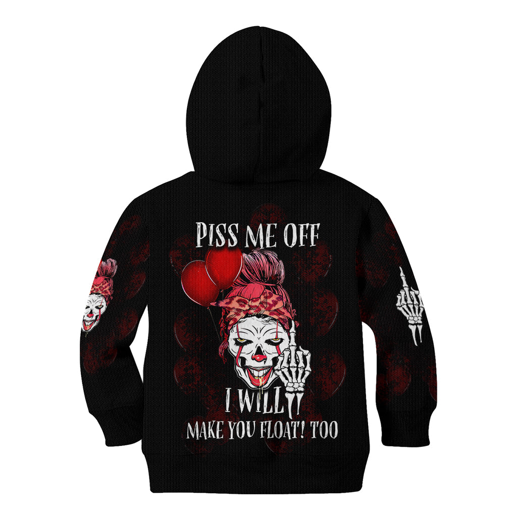 Piss Me Off I Will Kid Hoodie - Wonder Print Shop