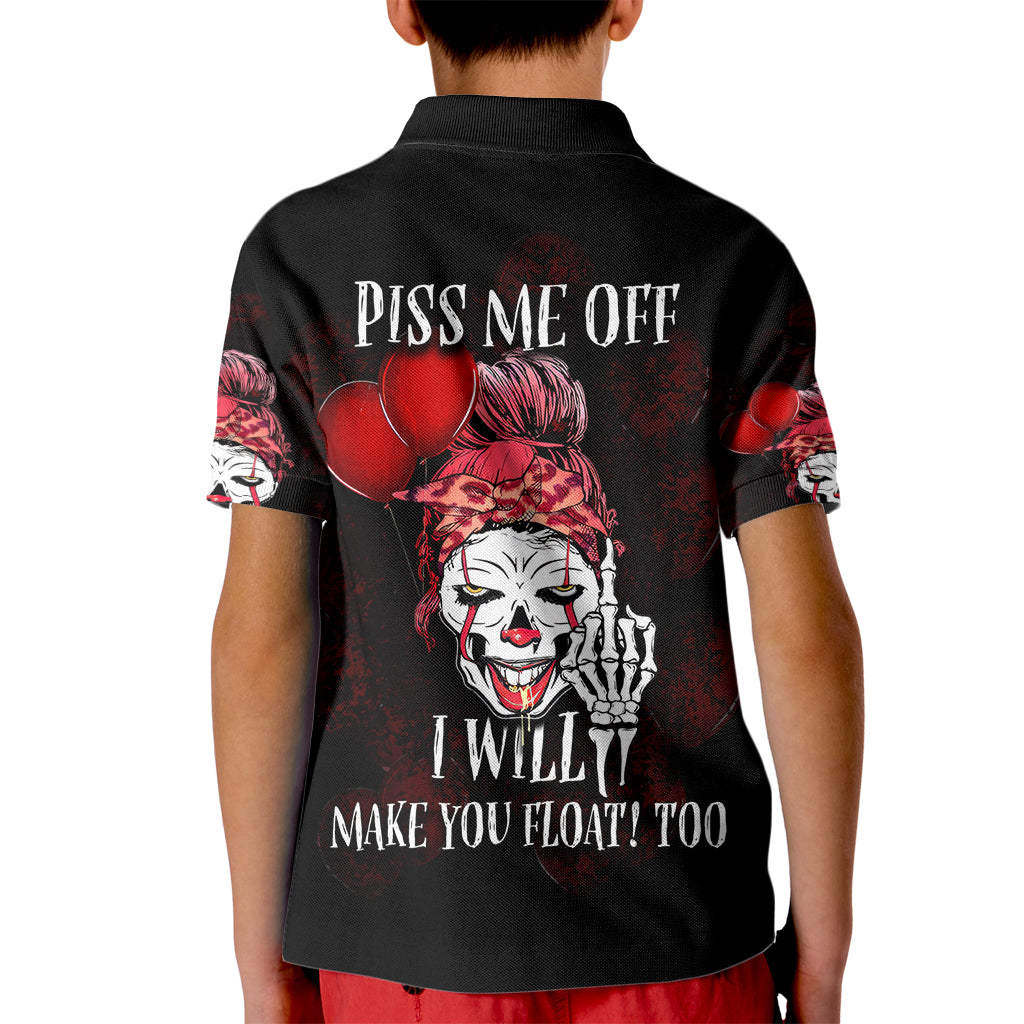 Piss Me Off I Will Kid Polo Shirt - Wonder Print Shop