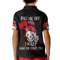 Piss Me Off I Will Kid Polo Shirt - Wonder Print Shop
