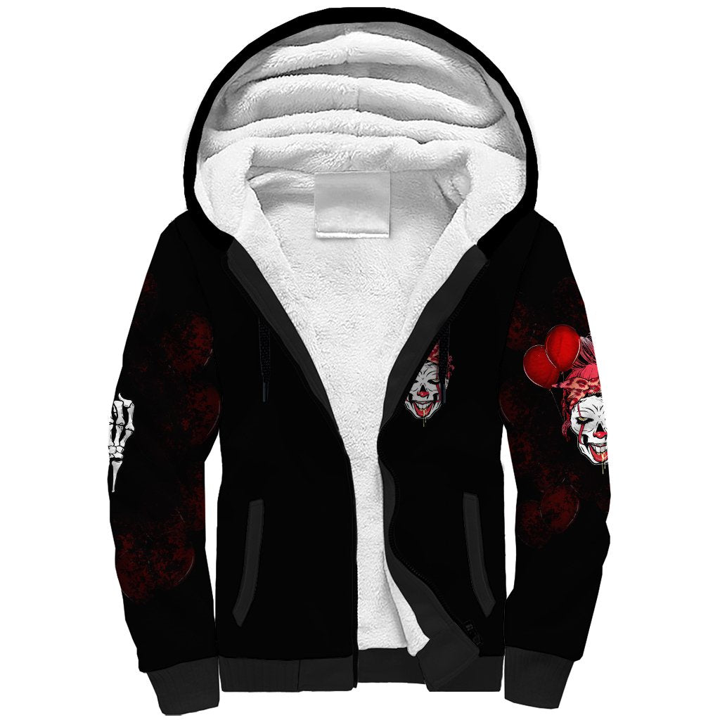 Piss Me Off I Will Sherpa Hoodie - Wonder Print Shop