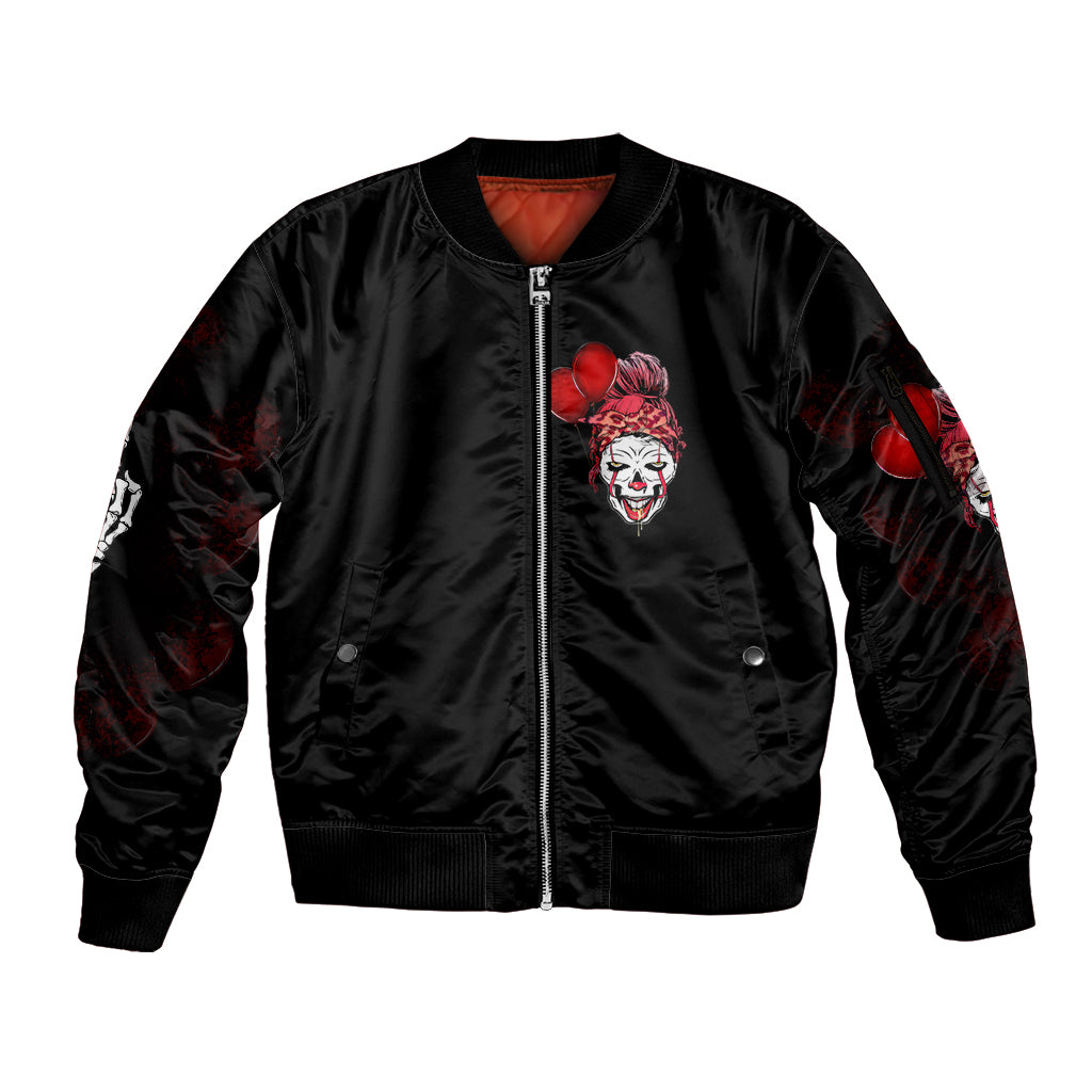 Piss Me Off I Will Sleeve Zip Bomber Jacket - Wonder Print Shop