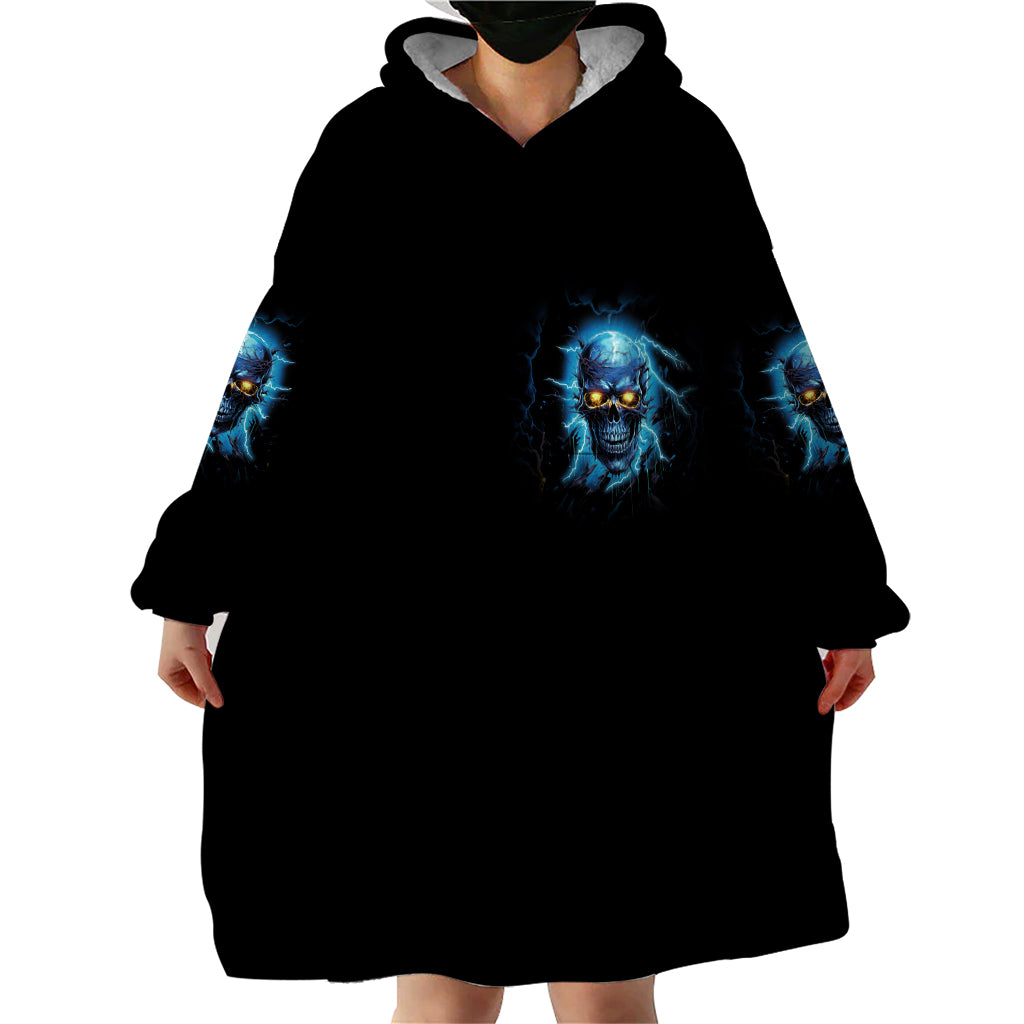 I'm Not Rude Mad Skull Wearable Blanket Hoodie - Wonder Print Shop