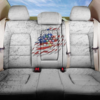 Custom American Flag Billiards Back Car Seat Cover with Ripped Design Pool Ball Graphic - Wonder Print Shop