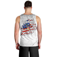 Custom American Flag Billiards Men Tank Top with Ripped Design Pool Ball Graphic - Wonder Print Shop
