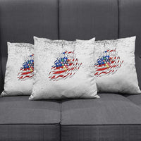 Custom American Flag Billiards Pillow Cover with Ripped Design Pool Ball Graphic - Wonder Print Shop