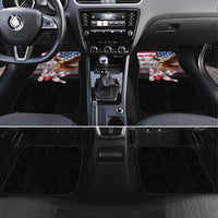 Custom Patriotic Eagle Bowling Car Mats with American Flag Strike Design - Wonder Print Shop