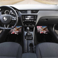 Custom Patriotic Eagle Bowling Car Mats with American Flag Strike Design - Wonder Print Shop