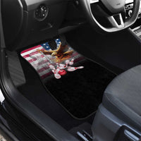 Custom Patriotic Eagle Bowling Car Mats with American Flag Strike Design - Wonder Print Shop