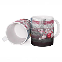 Custom Patriotic Eagle Bowling Ceramic Mug with American Flag Strike Design - Wonder Print Shop