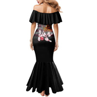 Custom Patriotic Eagle Bowling Mermaid Dress with American Flag Strike Design - Wonder Print Shop