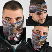 Custom Patriotic Eagle Bowling Neck Gaiter with American Flag Strike Design - Wonder Print Shop