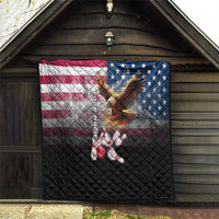 Custom Patriotic Eagle Bowling Quilt with American Flag Strike Design - Wonder Print Shop