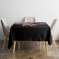 Custom Patriotic Eagle Bowling Tablecloth with American Flag Strike Design - Wonder Print Shop