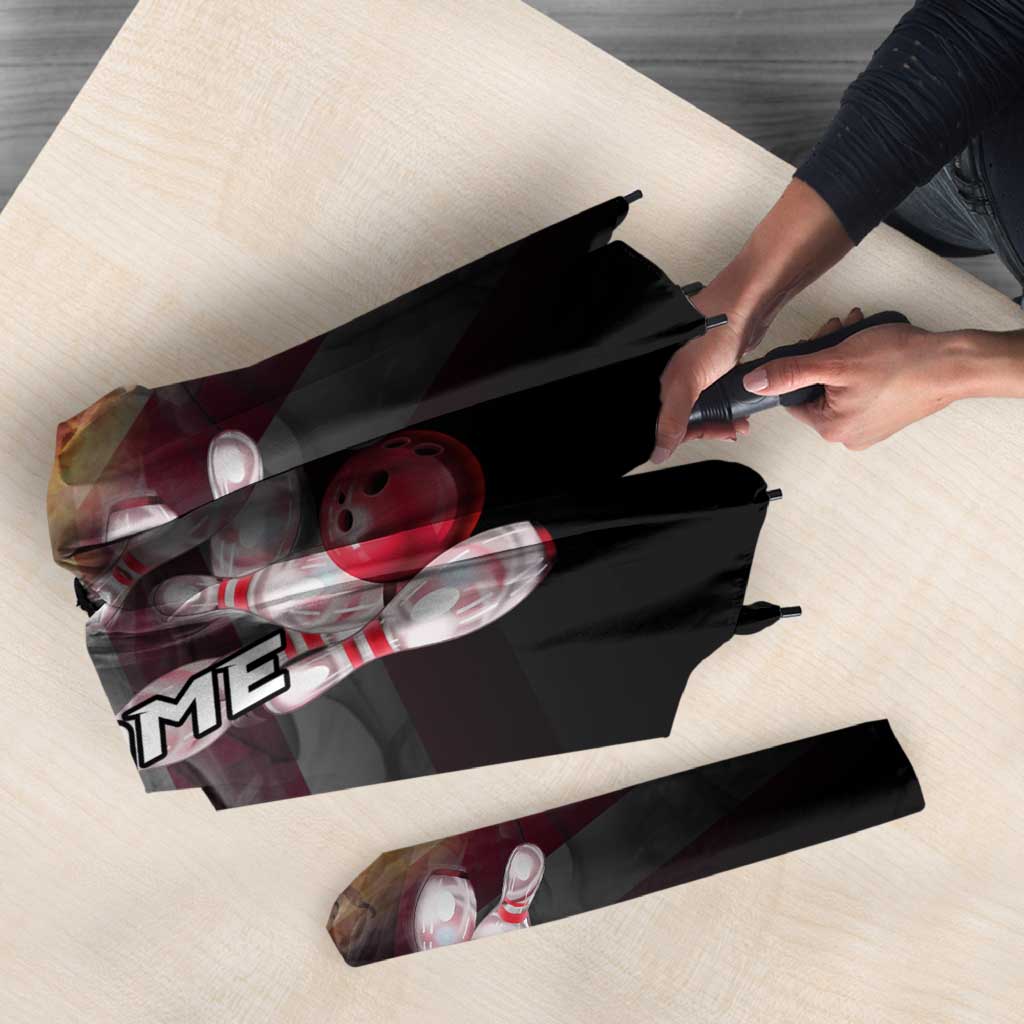 Custom Patriotic Eagle Bowling Umbrella with American Flag Strike Design - Wonder Print Shop