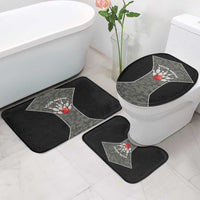 Custom Camouflage Bowling Bathroom Set with Red Strike Ball Graphic - Wonder Print Shop