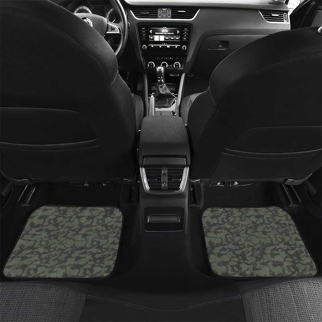 Custom Camouflage Bowling Car Mats with Red Strike Ball Graphic - Wonder Print Shop