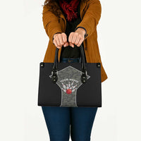 Custom Camouflage Bowling Leather Bag with Red Strike Ball Graphic - Wonder Print Shop